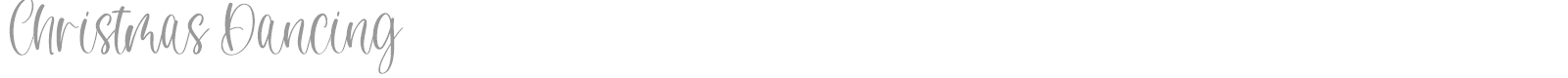 Christmas Dancing font preview